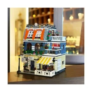 ENJBRICK Kit de construcción cuadrado de montaje de hotel_3