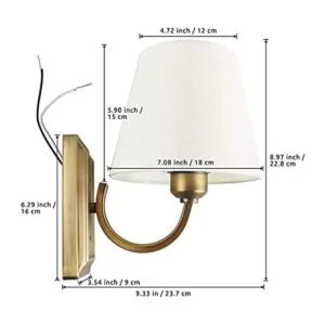 Lysed Aplique de pared de estilo vintage lámpara de pared_5