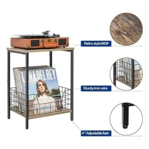 Mesa auxiliar de 2 niveles mesa auxiliar retro_6