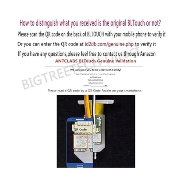BIGTREETECH BL Touch V3.1 Kit de sensor de nivelación de_2