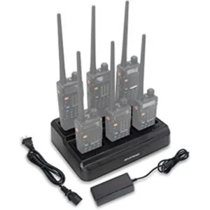 BAOFENG UV5R Cargador de seis vías multiunidad para_1