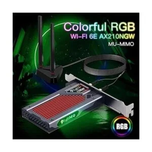 fenvi AX210 WiFi 6E PCIE Adaptador WiFi BT5.2 RGB Gaming_7