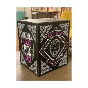 Funda de caja de pañuelos calavera gótica para encimera_4