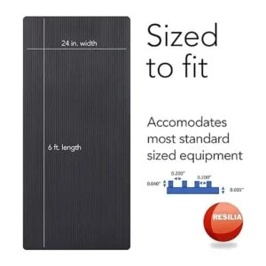 Resilia Utility Runner Plástico negro de 24 pulgadas de_5