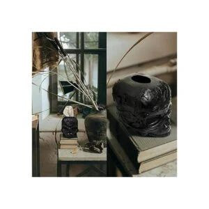 Funda de caja de pañuelos calavera gótica para encimera_3