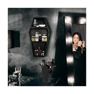 nanayo Estante de ataúd de maquillaje y soporte para_2