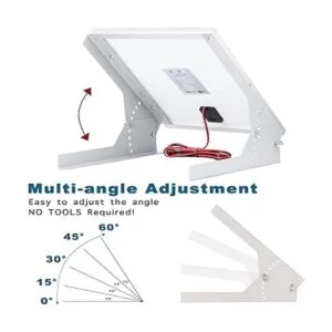 YAARZAR Kit de panel solar de 20 vatios y 12 V con paneles_2