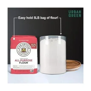 Tarros de vidrio con tapas herméticas color verde urbano_4