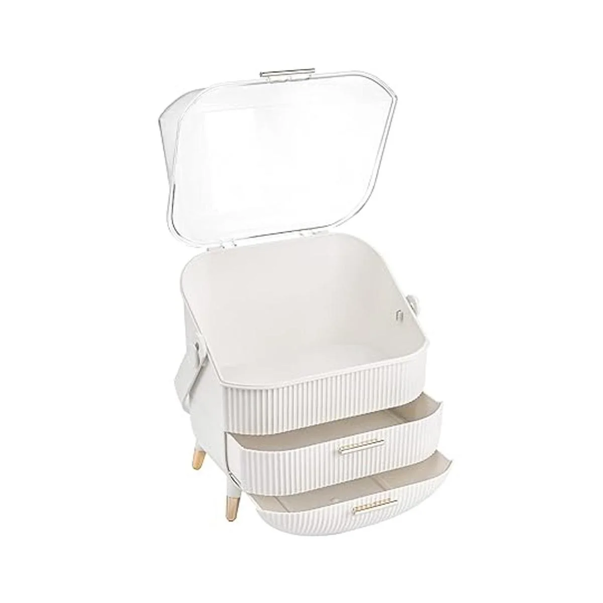 ZOOFOX Organizador de maquillaje impermeable y a prueba_3