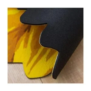 Ukeler Felpudo de interior amarillo girasol para puerta_4