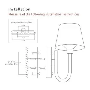 Lysed Aplique de pared de estilo vintage lámpara de pared_6