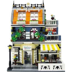 ENJBRICK Kit de construcción cuadrado de montaje de hotel_2