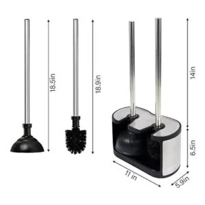 Casaphoria Products Modern Deluxe Juego de cepillo de_4