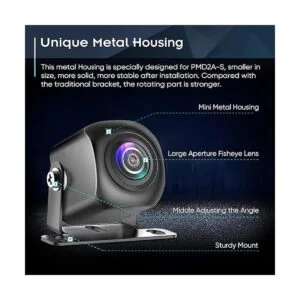 PixelMan Cámara de respaldo AHD 1080P Metal 170 grados_2