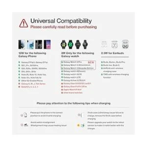 HOLYJOY Cargador inalámbrico para Samsung estación de_2