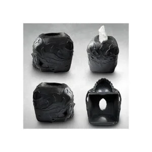 Funda de caja de pañuelos calavera gótica para encimera_5