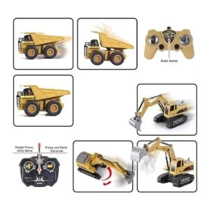 JOYIN Juego de 2 juguetes para vehículos de construcción_4