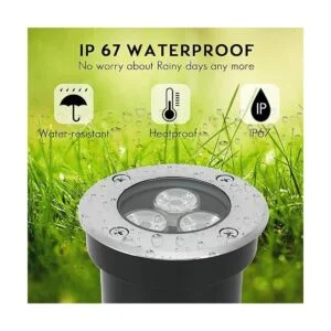 Paquete de 4 luces de 3 W 12 V bajo voltaje luces LED_4