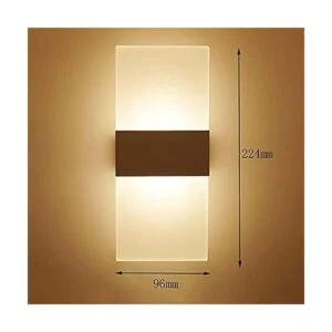 Lámpara de pared acrílica con interruptor táctil_2