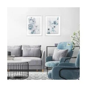 ArtbyHannah Paquete de 2 decoraciones florales de pared_2