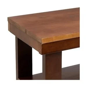 Banco de zapatero de pino macizo Espresso_5