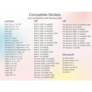 LAZARITE M Pen gris lápiz óptico activo para Lenovo Flex_6