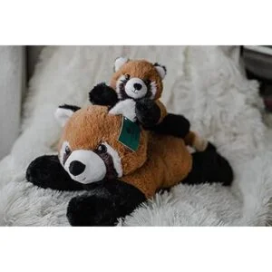 Red Pandas Juego de juguetes de peluche súper suaves para_2