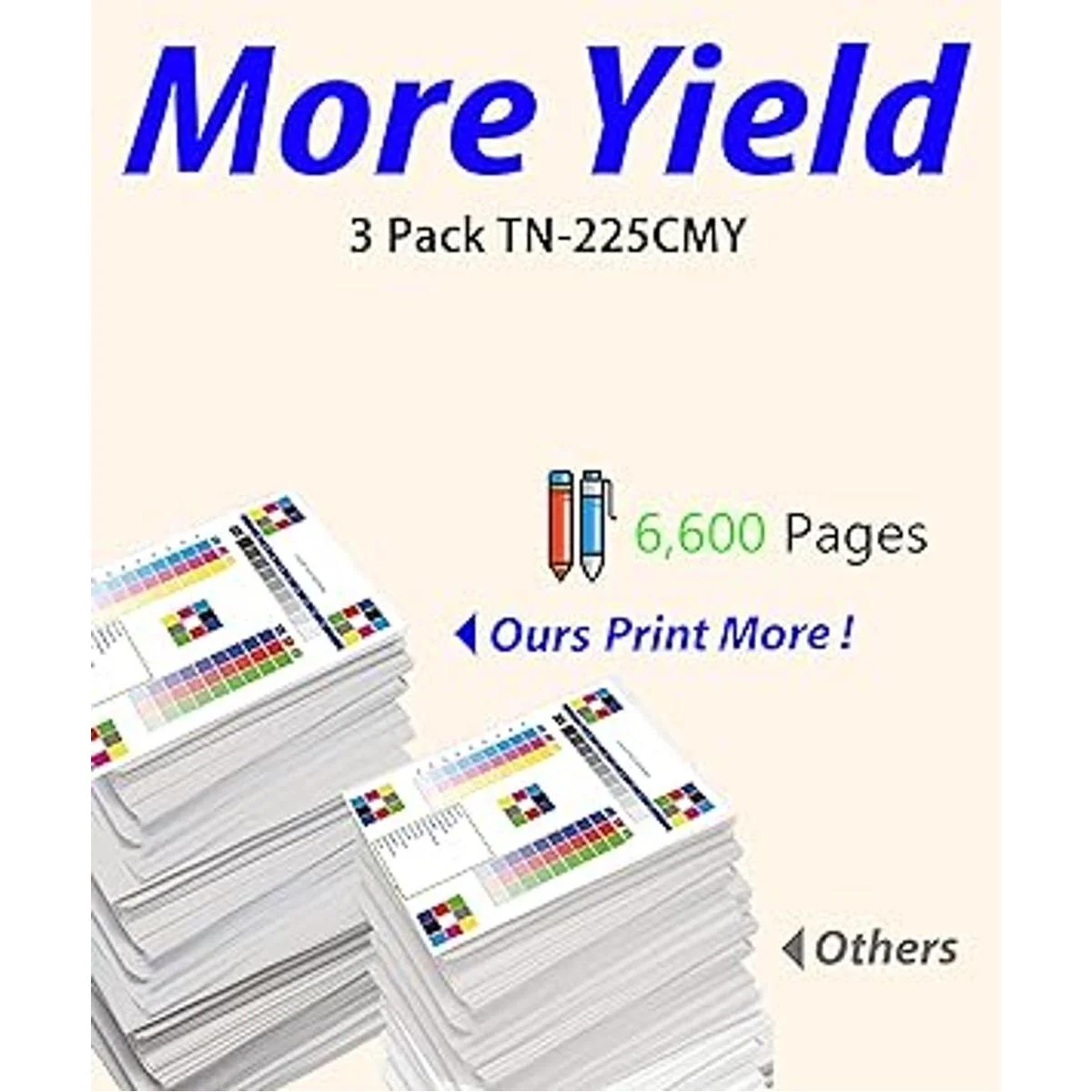 Cartucho de tóner compatible con ColorPrint TN225 para_3