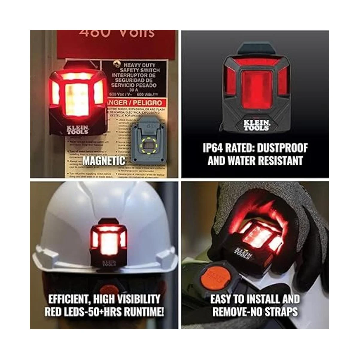 Klein Tools 56063 Luz de seguridad recargable con imán_4