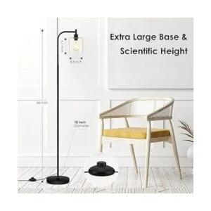 Lámpara de pie lámpara de pie con pantalla de cristal_4