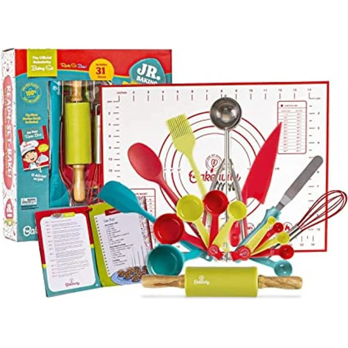 Baketivity Juego de 31 piezas de cocina y hornear para_1