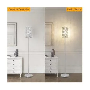 Lámpara de pie de cristal lámpara de pie moderna con_3