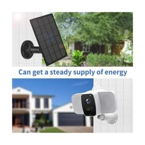 Panel solar compatible con cámara inalámbrica alimentada_2