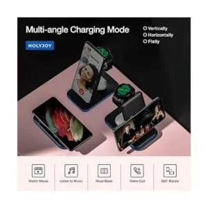 HOLYJOY Cargador inalámbrico para Samsung estación de_4