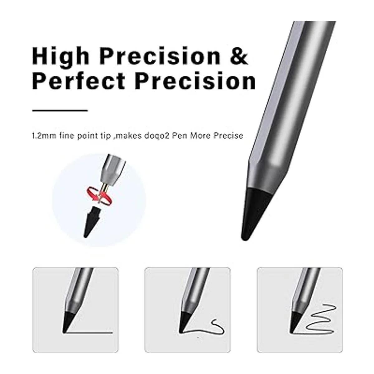 doqo Pencil for iPad Air 3rd4th Generation Stylus Pen for_4