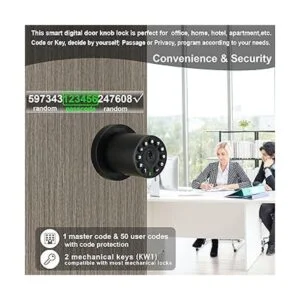 iulock Cerradura de puerta con código perilla de puerta_3