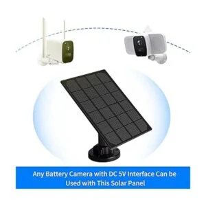 Panel solar compatible con cámara inalámbrica alimentada_3