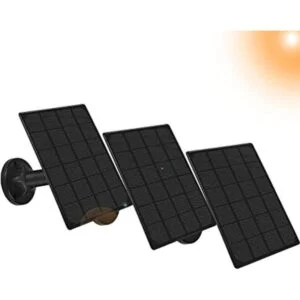 Panel solar compatible con cámara inalámbrica alimentada_1
