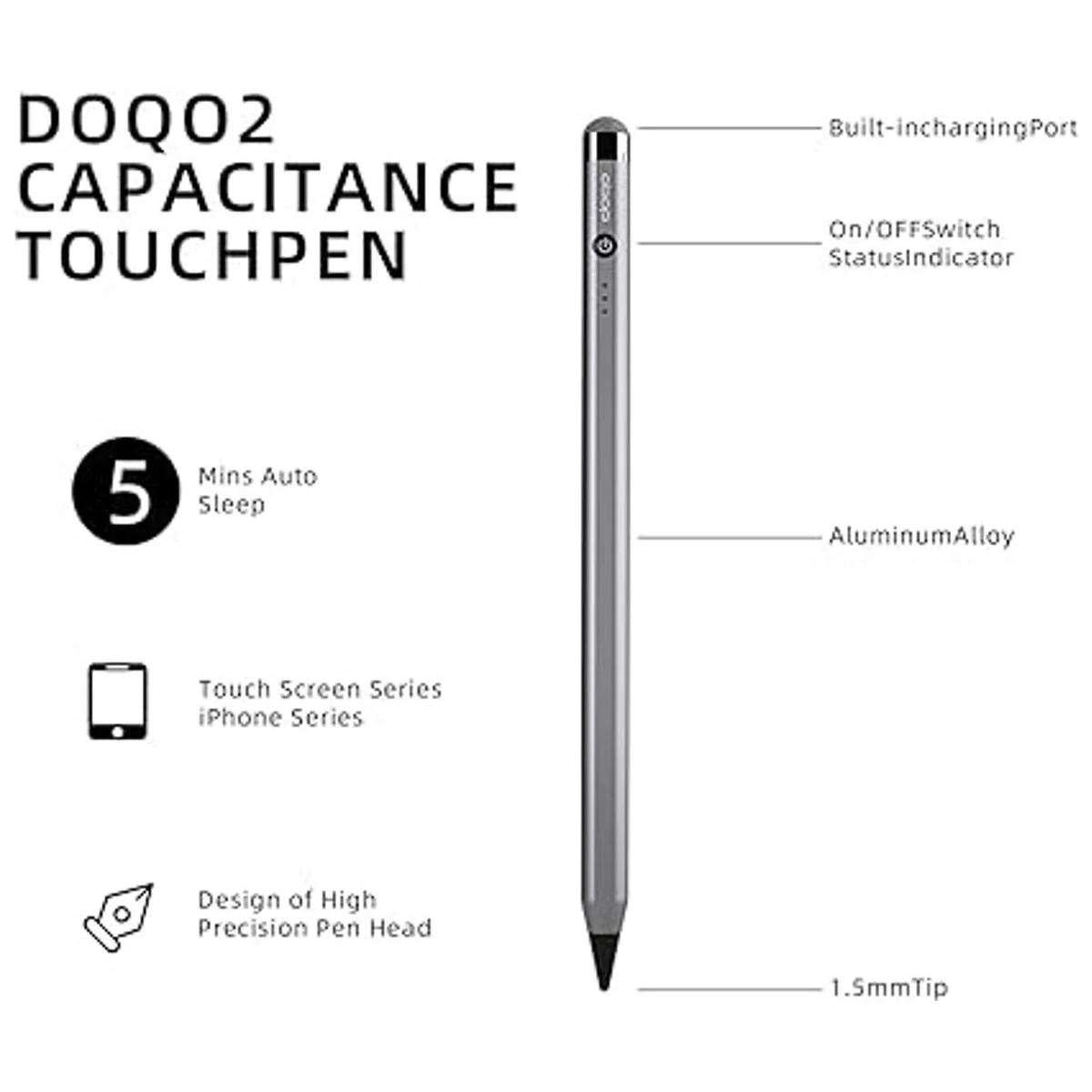 doqo Pencil for iPad Air 3rd4th Generation Stylus Pen for_2