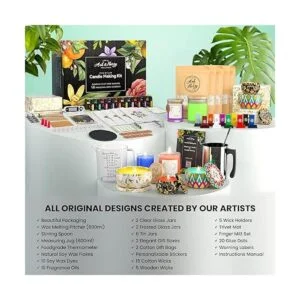 ASH HARRY Kit de fabricación de velas prémium con sede_2