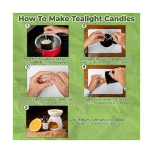 YNATRY Kit de fabricación de velas de soja de 86 piezas_4