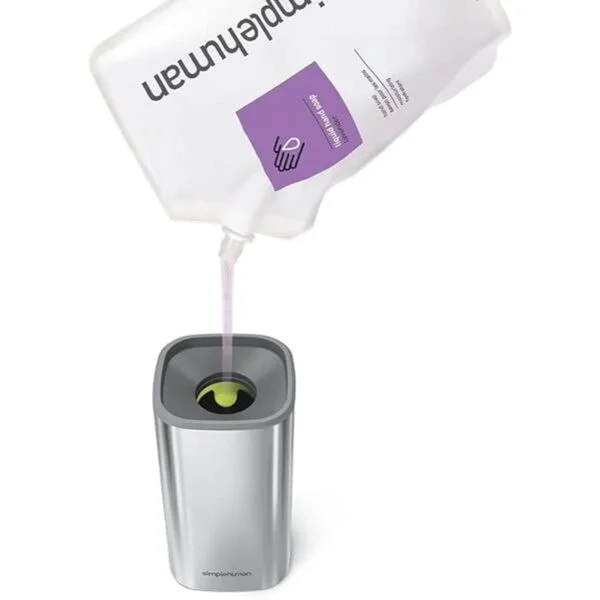 simplehuman Dispensador de bomba de pulso de jabón líquido_3