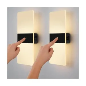 Lámpara de pared acrílica con interruptor táctil_1