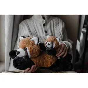 Red Pandas Juego de juguetes de peluche súper suaves para_3