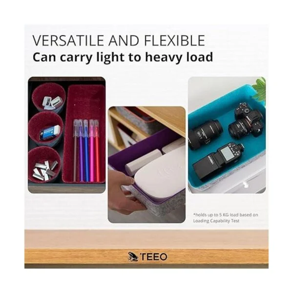 Teeo Organizador de cajones de fieltro Accesorios de_6