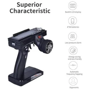 OGRC Flysky FSGT3B 3Ch GT3B Transmisor y receptor RC_2