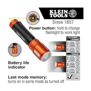 Klein Tools 56412 Linterna LED recargable con luz de_3