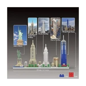 dOvOb Architecture New York Skyline Micro Juego de_2