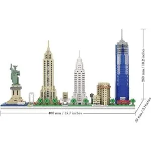 dOvOb Architecture New York Skyline Micro Juego de_3