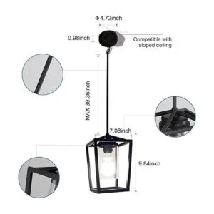 SGLfarmty 1 paquete de iluminación colgante para isla de_6